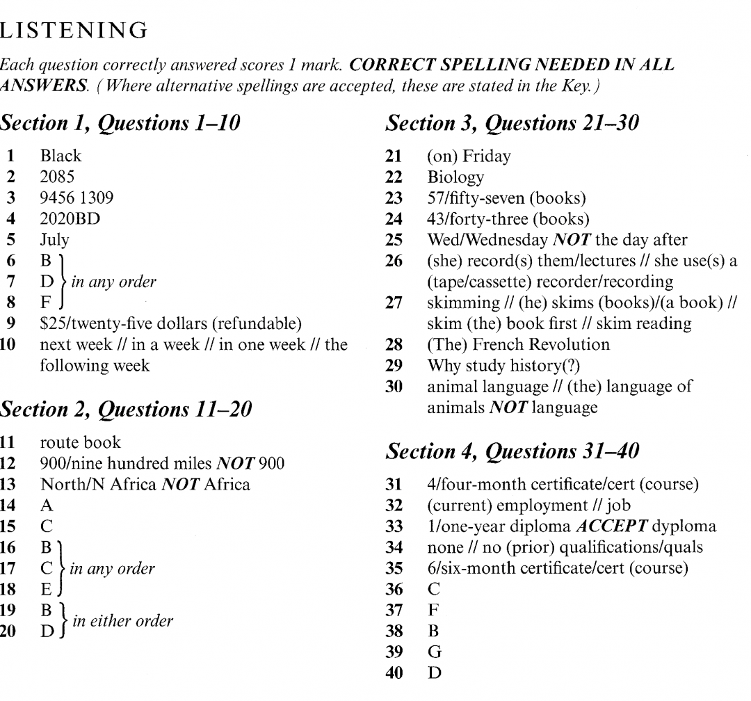 cambridge 2 test 4 reading answers with explanation